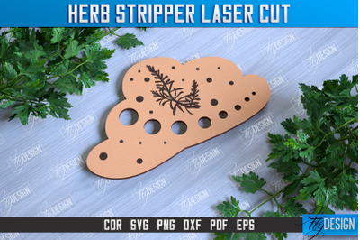 Herb Stripper Laser Cut | Kitchen Supplies | Herb Remover | CNC File