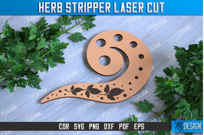 Herb Stripper Laser Cut | Kitchen Supplies | Herb Remover | CNC File