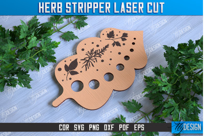 Herb Stripper Laser Cut | Kitchen Supplies | Herb Remover | CNC File