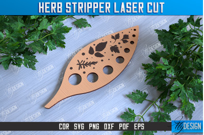 Herb Stripper Laser Cut | Kitchen Supplies | Herb Remover | CNC File