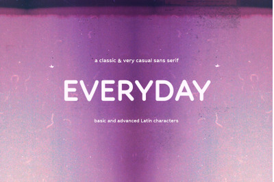 Everyday | Sans-serif Font