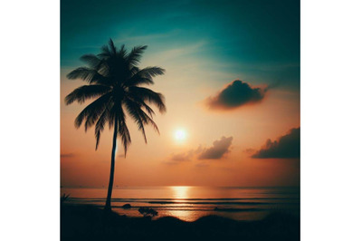 A bundle of Coconut tree isolated
