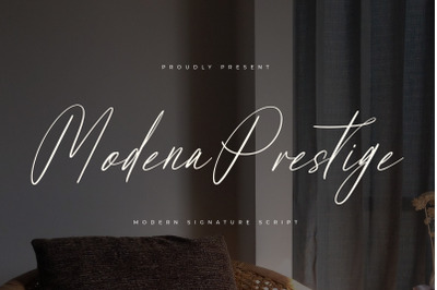 Modena Prestige - Modern Signature Script