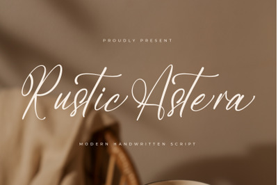 Rustic Astera - Modern Handwritten Script