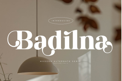 Badilna - Modern Alternate Serif
