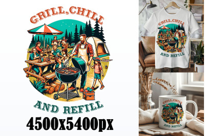 Grill, Chill, and Refill Campout
