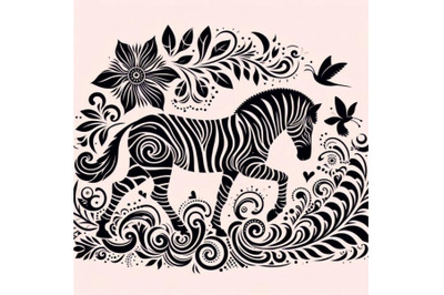 A bundle of Beautiful decorative Zebra