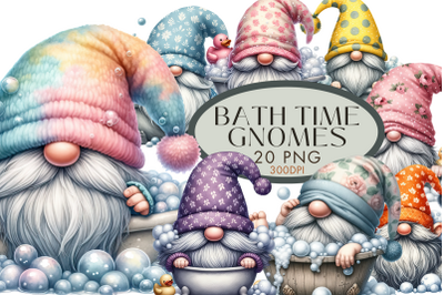 Bath Tub Gnome Clipart