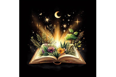 Bundle of Open magic book of nature
