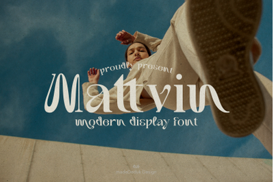 Mattvin Display Font