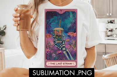 Tarot Card The Last Straw PNG Sublimation