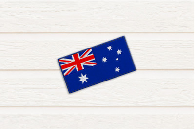 Australian Flag ITH Feltie | Applique Embroidery