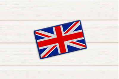 UK Flag ITH Feltie | Applique Embroidery