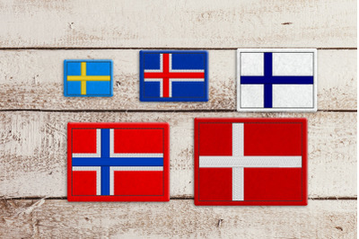 Nordic Cross Flag ITH Feltie | Applique Embroidery