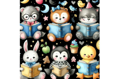 Bundle of Cute animals readimg books