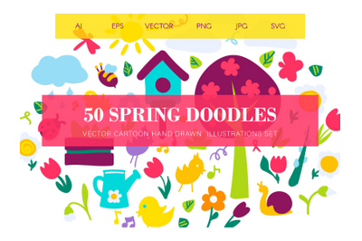 Spring Doodles Set