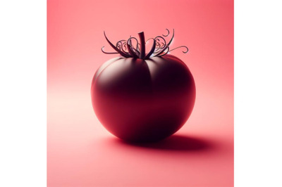 Bundle of tomato, pink background