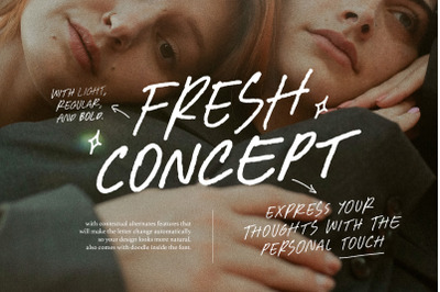 Fresh Concept - All Caps Handwritten