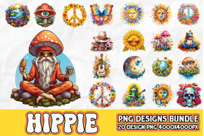 Hippie Sublimation Bundle Designs