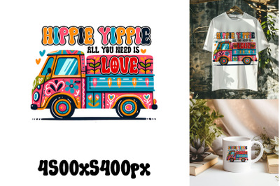 Hippie Van All You Need is Love