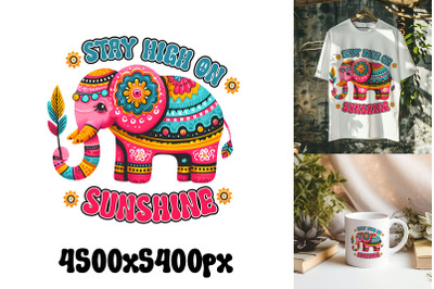 Stay High on Sunshine Elephant