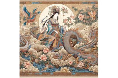 Bundle of Chinese beautiful decorative artwork