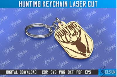 Hunting Keychain Laser Cut | Hunting Season | Gift for Hunter | CNC