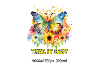 Take it Easy with Butterfly Tranquility