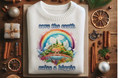 Save the Earth Raise a Hippie