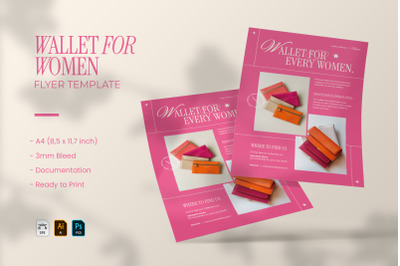 Wallet for Women - Flyer Template