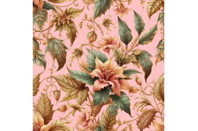 Bundle of Leaves and vines pattern