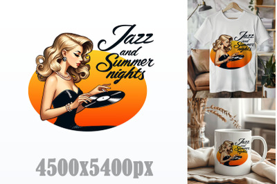 Jazz and Summer Nights with Retro Girl