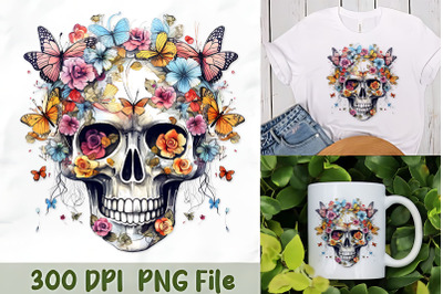 Vintage Soul with Skull and Florals