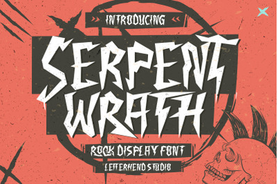 Serpent Wrath - Rock Display Font