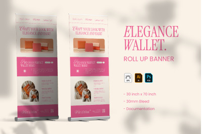 Elegance Wallet - Roll Up Banner