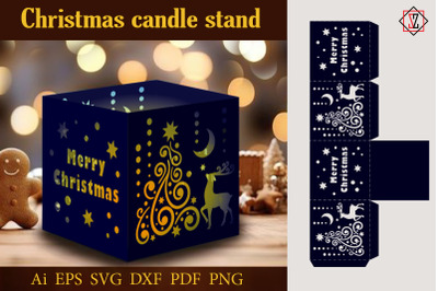 Christmas candle stand