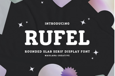 Rufel Rounded Slab Serif Display Font