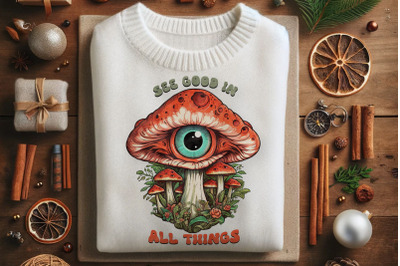 See Good in All Things Psychedelic Eye