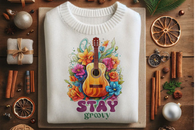 Stay Groovy with Peaceful Guitar