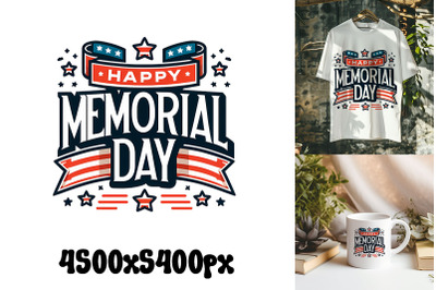 Happy Memorial Day Banner