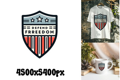 Defend Freedom Shield Design