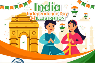 14 India Independence Day Illustration