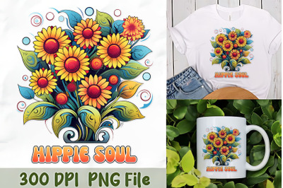 Hippie Soul with Sunflower Array