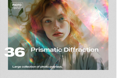 Prismatic Diffraction Effect Photo Overlays