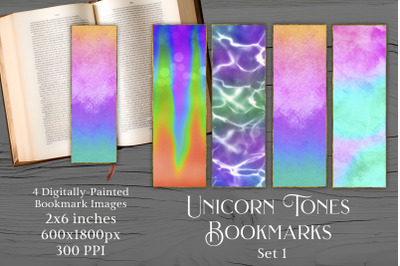 Printable Bookmarks - Unicorn Tones Bookmarks