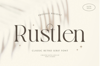 Rustlen - classic serif