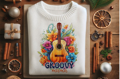 Groovy Vibes with Retro Guitar