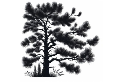 4 Pine tree branches