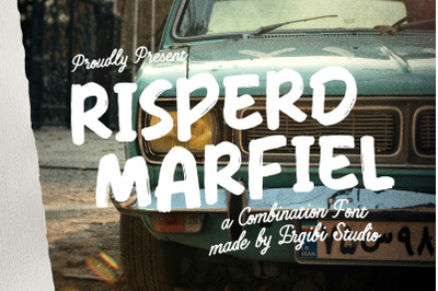 Risperd Marfiel - a Combination Font