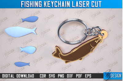 Fishing Keychain | Keychain Inscriptions | Gift for Fisherman | CNC